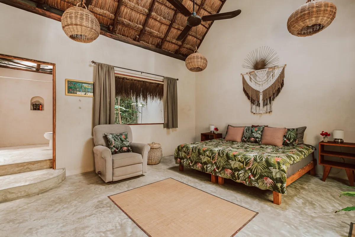 La habitación Ananda King en Casa Arkaana